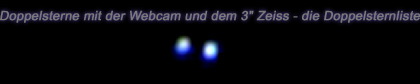 Die Webcam-Doppelsterngalerie